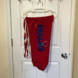 VS Pink Phillies Crop Sweat Pants